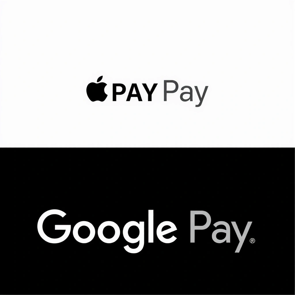 Apple Pay and Google Pay Logos